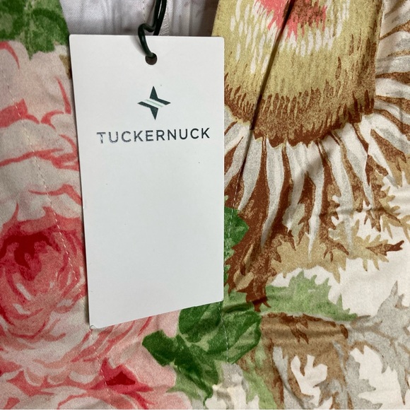 Tuckernuck Floral Crawford Mini Dress-Womens XXS, S, M, XXL-Cream/Pink/Beige-NEW - Picture 7 of 10